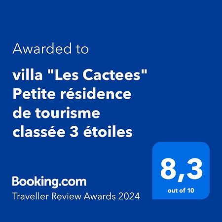 Villa "Les Cactees" Petite Residence De Tourisme Classee 3 Etoiles Antibes Exteriér fotografie