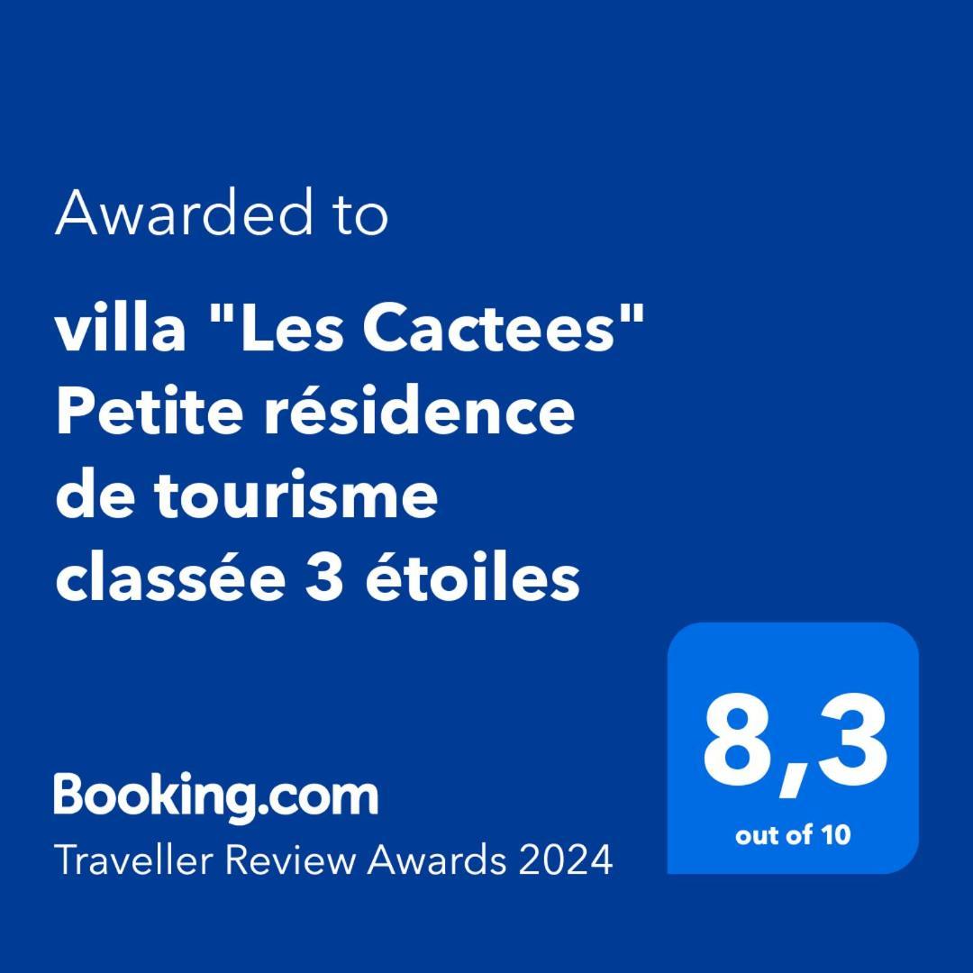 Villa "Les Cactees" Petite Residence De Tourisme Classee 3 Etoiles Antibes Exteriér fotografie